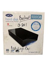 LaCie 500GB External Hard Drive USB 2.0 Neil Poulton NEW picture