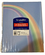 Rainbow Geopaper For Printer 25x Sheets 8 1/2