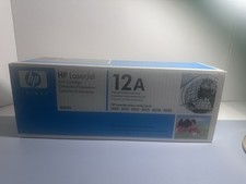 HP 12A Black LaserJet Toner Cartridge Q2612A OEM Genuine Authentic NEW Sealed picture