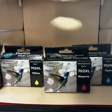 REM EPSON 702XL 3 Pk Cyan Yellow Magenta INK CARTRIDGES New EXP 23/24 picture
