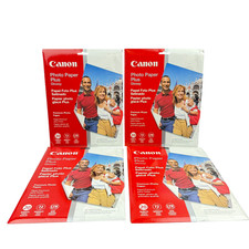 Canon Photo Paper Plus Glossy 8.5x11 72 lb 4 Packs 80 Sheets total New Sealed picture