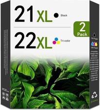 21XL 22XL Ink 2-Pack for HP DeskJet F335 F380 F4180 F2210 D1420 D1520 picture