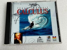TESTED Teach Yourself Calculus Cd Soft Key 1995 Windows 3.1 95 Mac Software picture