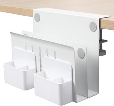 Desk Side Storage, under Desk Laptop Mount, Table Side Hanging File Organizer, N picture