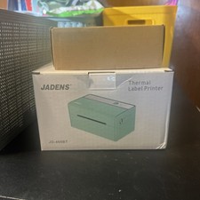 Jadens JD-468BT  USB & Bluetooth 203 DPI Resolution Thermal Label Printer Teal picture