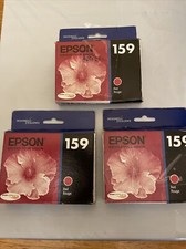 3 Genuine Epson 159 Red Cartridge T1597 Stylus PhotoR2000 07/2022 picture