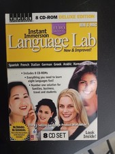 Instant Immersion Language Eurotalk Spanish Hebrew German Greek Italian French picture