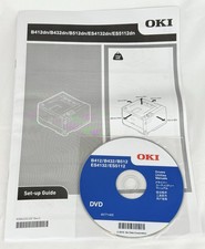 Okidata B432dn Duplex Double Sided Mono Laser Printer Set-Up Guide & Driver CD picture