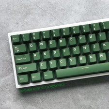 Cheese Green Double-shot Keycaps set PBT for Cherry MX Mechanical Keyboards picture