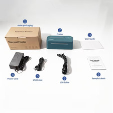 Green Thermal Shipping Label Printer 4x6 Printer for USPS UPS FedEx eBay Amazon picture