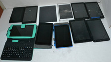 LOT OF 11 Apple iPad Amazon Samsung Tablet Mixed Bundle UNTESTED PARTS OR REPAIR picture