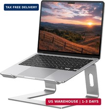 Laptop Stand, Aluminum Computer Riser, Ergonomic Laptops Elevator for Desk, Meta picture