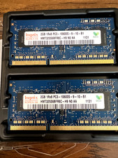 Pair (2) Hynix 2GB RAM 1Rx8 PC3-10600S MacBook Apple Dell #A1286  (4GB total) picture