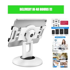 AboveTEK 360° Rotating iPad Kiosk Stand, POS Tablet Holder Fits 6