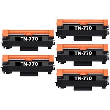 5-Pack TN770 Toner Cartridge for MFC-L2750DW XL HL-L2370DW XL Printer (Black) picture
