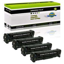4PK CF210A BK Toner Cartridge Fits for HP 131A LaserJet Pro 200 MFP M276n M276nw picture