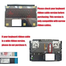 New 6B.QEXN2.001 For Acer Nitro 5 AN515-55 57 Palmrest Red Backlit Keyboard picture