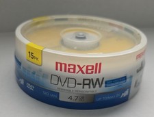 Maxell 635117 Rewritable Recording Format 4.7Gb DVD-RW Disc Playback on DVD picture