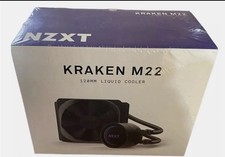 NZXT Kraken M22 120Mm - RL-KRM22-01 - AIO RGB CPU Liquid Cooler - Black picture