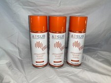 AESUB Orange Scanning Spray Sublimating 13.5 oz 400 ml 1 2 3 6 9 or 12 Can Lot picture