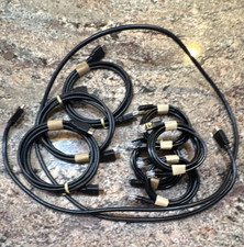 Black HDMI Standard Male and RJ-45 Ethernet Male Cables Lot picture