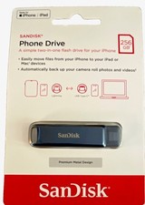 SanDisk Phone Drive256GB USB3.2 &USB3 Flash Drive Lightning-Premium Metal Design picture