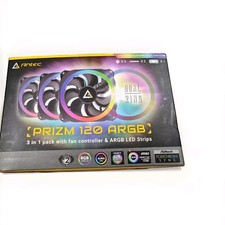 Antec Fan Prizm 120 ARGB 3+2+C 3 in 1 pack w fan controller & ARGB LED Strips picture