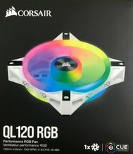 Corsair - CO-9050103-WW - iCUE QL120 RGB 120mm PWM White Fan - Single Pack picture