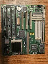 RARE NOS Vintage Retro Gaming PC Chips M919 Motherboard Socket3 486 w/AMD486DX2 picture