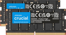 Crucial CT2K16G64C52CS5 32GB Kit (16GBx2) DDR5-6400 CSODIMM Memory Kit picture