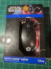 Star Wars Darth Vader 14 Button Wired Gaming Mouse *new In Box* Box Has Tears picture