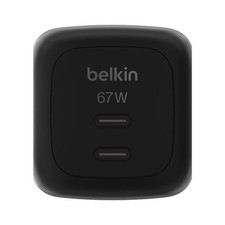 Belkin WCH020KQBK 67W USB-C GaN Dual Wall Charger ~E~ picture