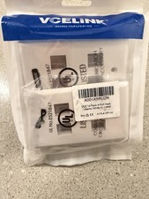 VCELINK 10 Pack 4-Port Keys White UL Listed New picture