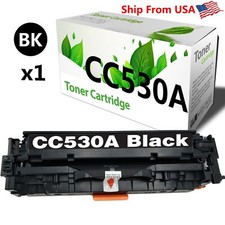 1-Pack 304A CC530A Black Toner Cartridge for CP2025n LBP7660Cdn Printer picture