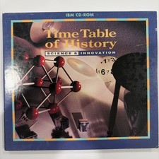 Vtg Time Table of History Science & Innovation Apple Macintosh CD-ROM Mac 1991 picture