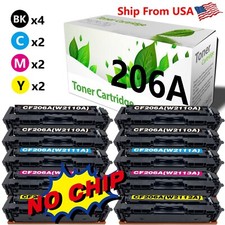 10Pack CF206A Toner Cartridges W2110A-13A no chip for M255dw M283fdn M283fdw picture