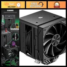Dual Tower CPU Cooler with 120mm PWM Fan, 6 Heat Pipes, AM5/AM4/Intel LGA Compat picture