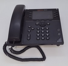 Polycom VVX 450 12-Line IP Phone Black PoE Desk Phone 2201-48840-007 USED RESET picture