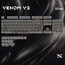 XVX Blue Venom ABS+PC Keycap Set 61/120-Key OEM Profile MX Switches picture