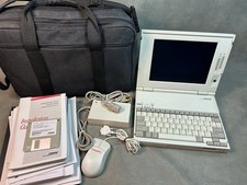 Vintage Compaq LTE Lite 4/25, Mouse, Software, Manuals, Bag, Bad Power Supply picture