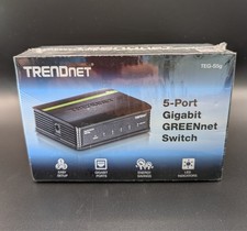 TRENDnet TEG-S5g 5-Port Gigabit GREENnet Ethernet Network Switch – NEW SEALED picture