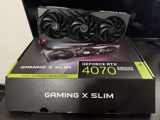 MSI GeForce RTX 4070 SUPER GAMING X SLIM 12GB GDDR6X Graphics Card w/ Box picture