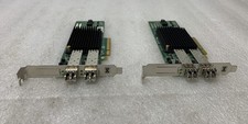 Lot of 2 Dell 0C856M Emulex LPe12002 8Gb Dual Port FC HBA + 4x SFP Transceivers picture