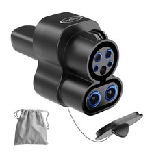 2 in 1 CCS & J1772 to Tesla Adapter, 250KW DC / 80A AC, CCS1 to NACS Charging... picture