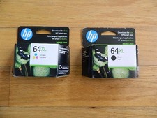 2023-26 GENUINE SET 2 HP 64XL LARGE BLACK/COLOR CARTRIDGES ENVY 6260-7970 TANGO picture