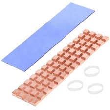 M.2 2280 NVMe SSD Heatsink, 1.5mm Pure Copper Cooler with Thermal Pad picture