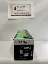 Genuine Lexmark 621XE Black Extra High Yield Toner Cartridge NEW OPEN BOX picture