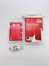 Seagate One Touch USB External Hard Drive 5 TB - red picture