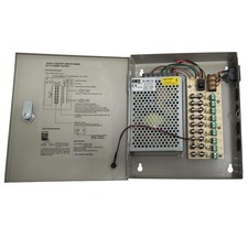 Yuarisx 9 Channel/Port DC 12V 10A Security Camera Power Supply Distribution with picture