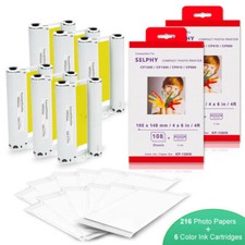 Canon KP-108IN Ink and Paper for Selphy CP Serie Photo Printers CP1300 CP900 Lot picture
